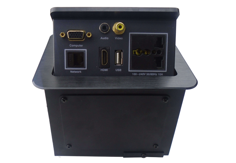 caja de conexiones tipo push con 6 puertos caja grande