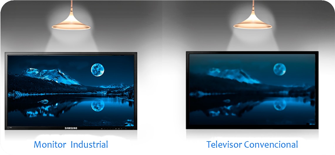 Aspectos que diferencian un monitor comercial y un televisor Convencional