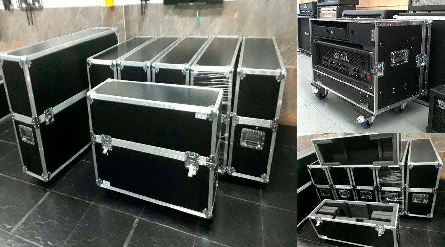 Rack movil con ruedas para equipos y televisores