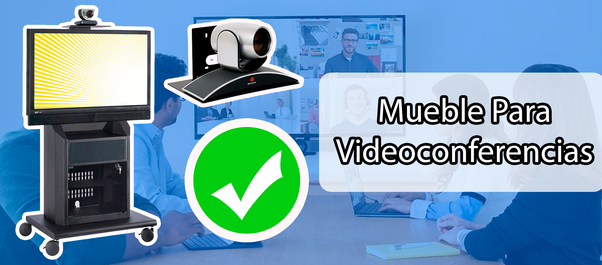 Mueble para videoconferencias