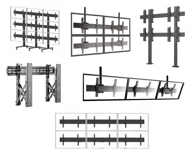 Modelos de soportes para videowall