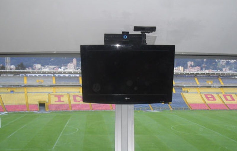 base de techo para monitores pesados