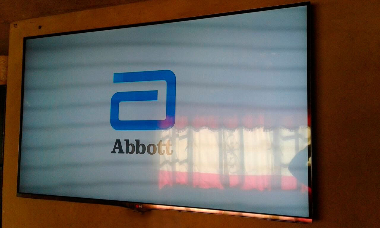 Televisor lg instalado en Bogota
