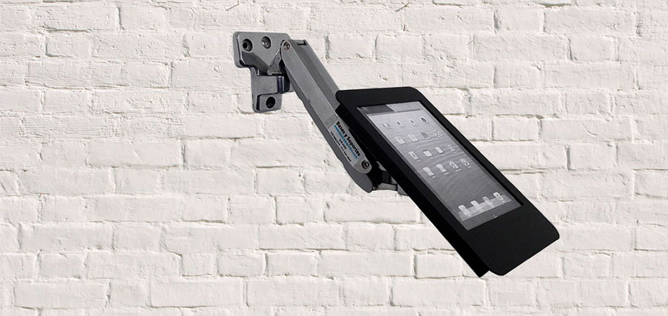 Soporte de pared para tablet iPad de 4 a 13 pulgadas, soporte de pared  universal flexible de metal resistente para iPad Pro 12.9 Air Mini, Samsung