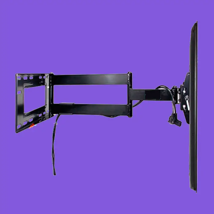 Brazo móvil articulado para televisor con giro y extensión