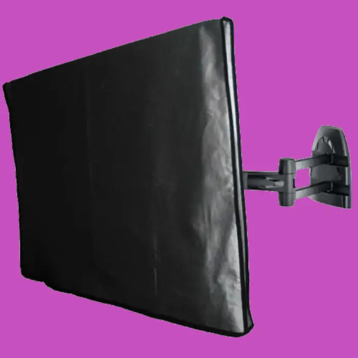 Forro protector para televisor en sala