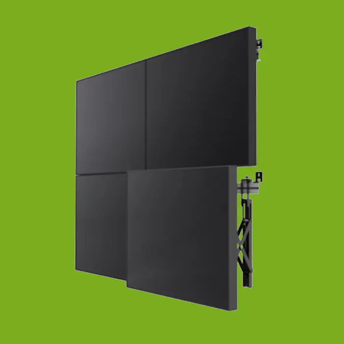 Soporte de pared para videowall de pantallas múltiples