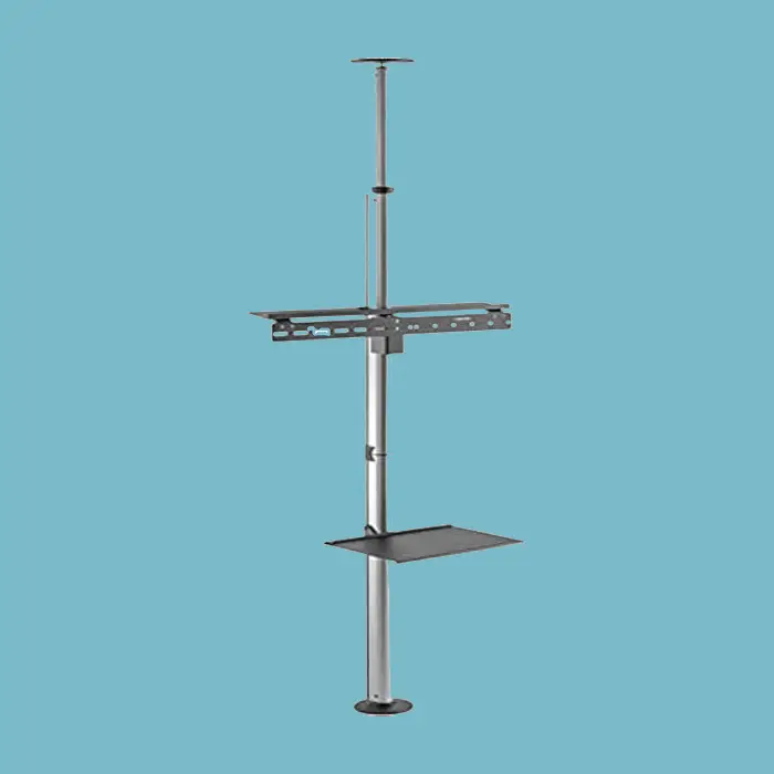 Soporte tubular de pared para televisor